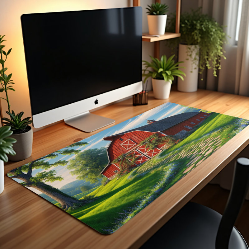 Polyester Desk Pad, 31.5x15.5