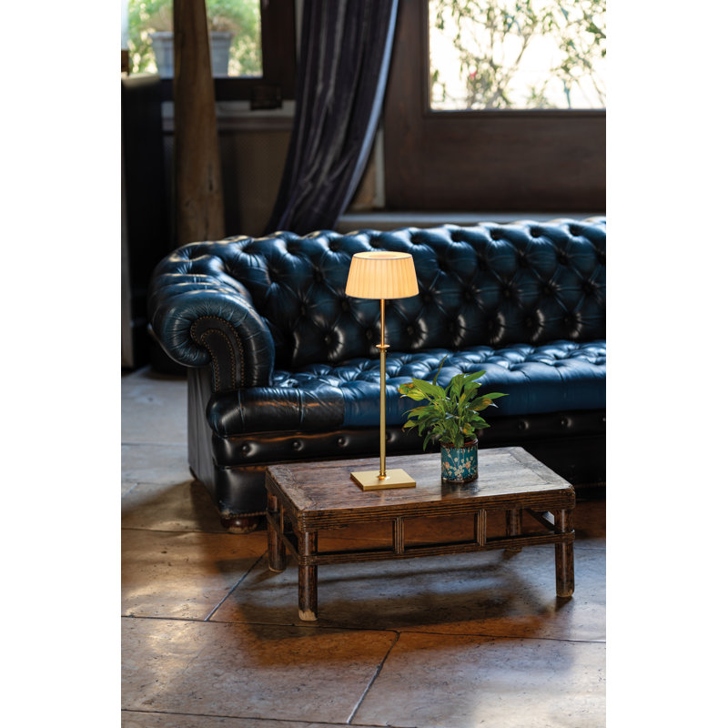 Poldina Classic L Desk, Matte Gold