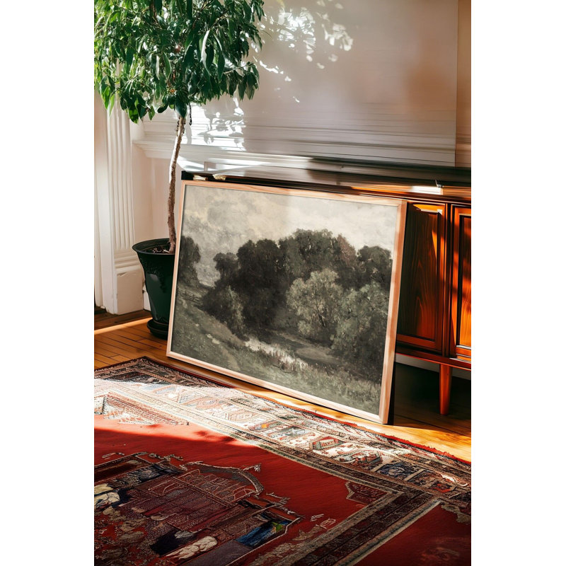 Peinture décorative encadrée