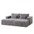 87" Oversized Sectional Lounge Chaise ,No Assembly Required,Cloud Plush Loveseat With Reclining Sofa Bed,Fluffy Modern Sleeper Chair For Indoor Living Room Bedroom-850826188