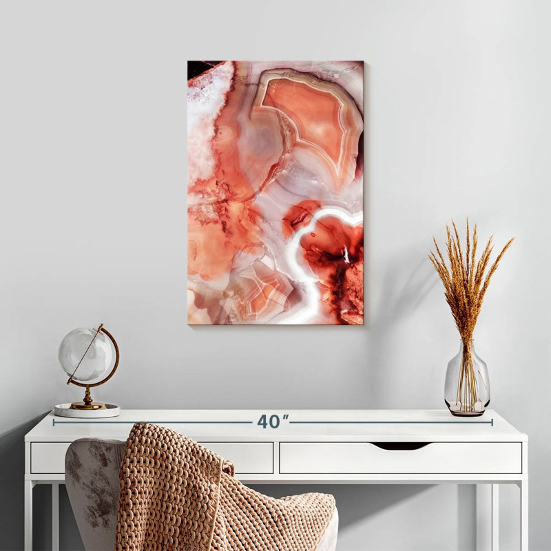 Alvord Living Coral Gemstone, H 24 po x l 16 po