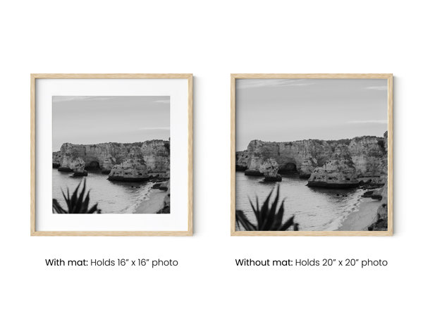 Mariana 16x20 Picture Frame, Metal Frame Display Poster 11x14 with Mat or  16 x 20 Without Mat