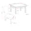 Ensemble de salle à manger 7 pièces avec table en bois massif Avalon et 6 chaises rembourrées Avalon-60650764-44799650