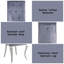 Ensemble de chaises de salle à manger Dekel-586109835