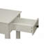 Table d'appoint Bertie, finition blanche, table