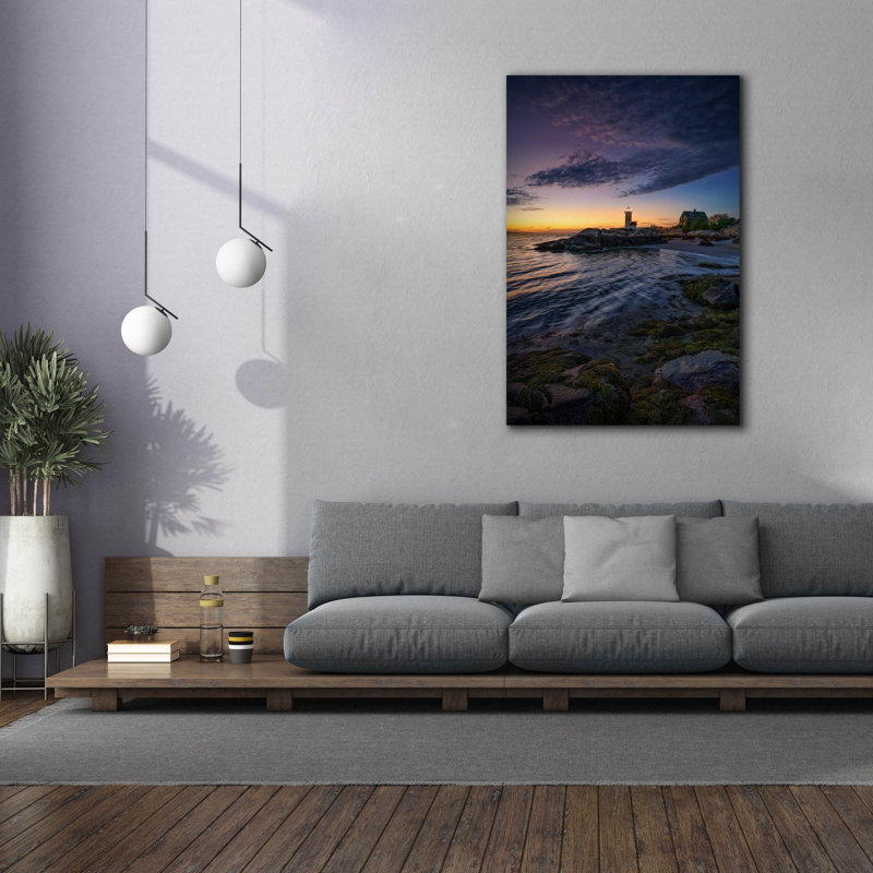 «Annisquam Twilight» par Rick Berk, art mural sur toile, H 60 po x l 40 po x P 1,5 po