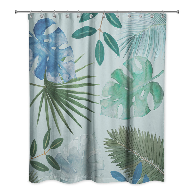 Rideau de douche Rosalee Micky, Bleu