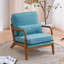 Upholstered Corduroy Armchair