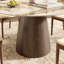 Table ronde de salle à manger en bois fritté de style Mid-Century 3 pièces Bobrow avec élégantes chaises courbées 3 pièces-827205187-827205189-827205192