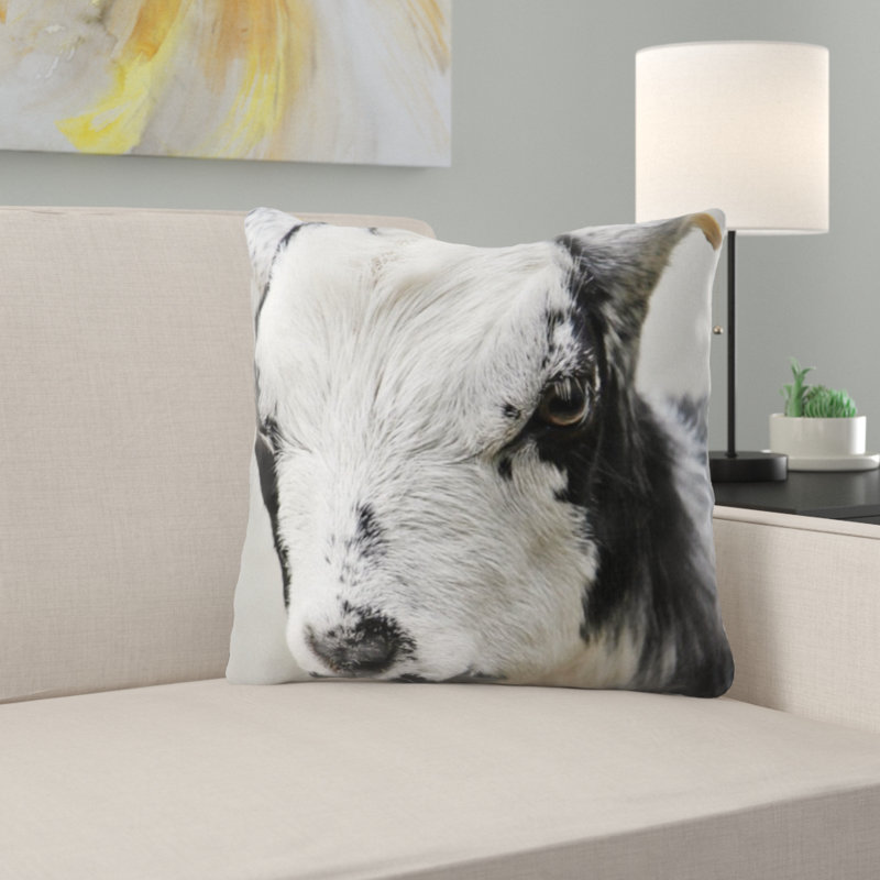 Coussin décoratif chèvre