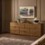 Kodo 8 Drawer Dresser-Light Brown Oak