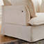 Fauteuil d'appoint surdimensionné en chenille confortable avec deux ports de chargement et coussins décoratifs-133994328