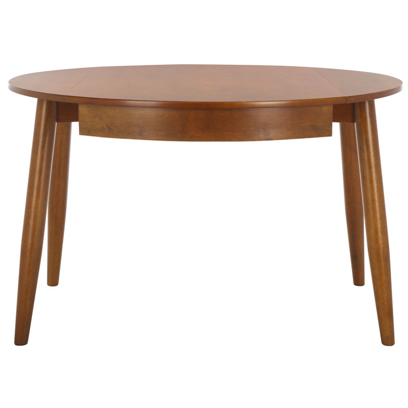Grishe Folding Round Dining Table, Walnut