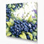 Art mural sur toile, "Fruit bleuet sauvage"