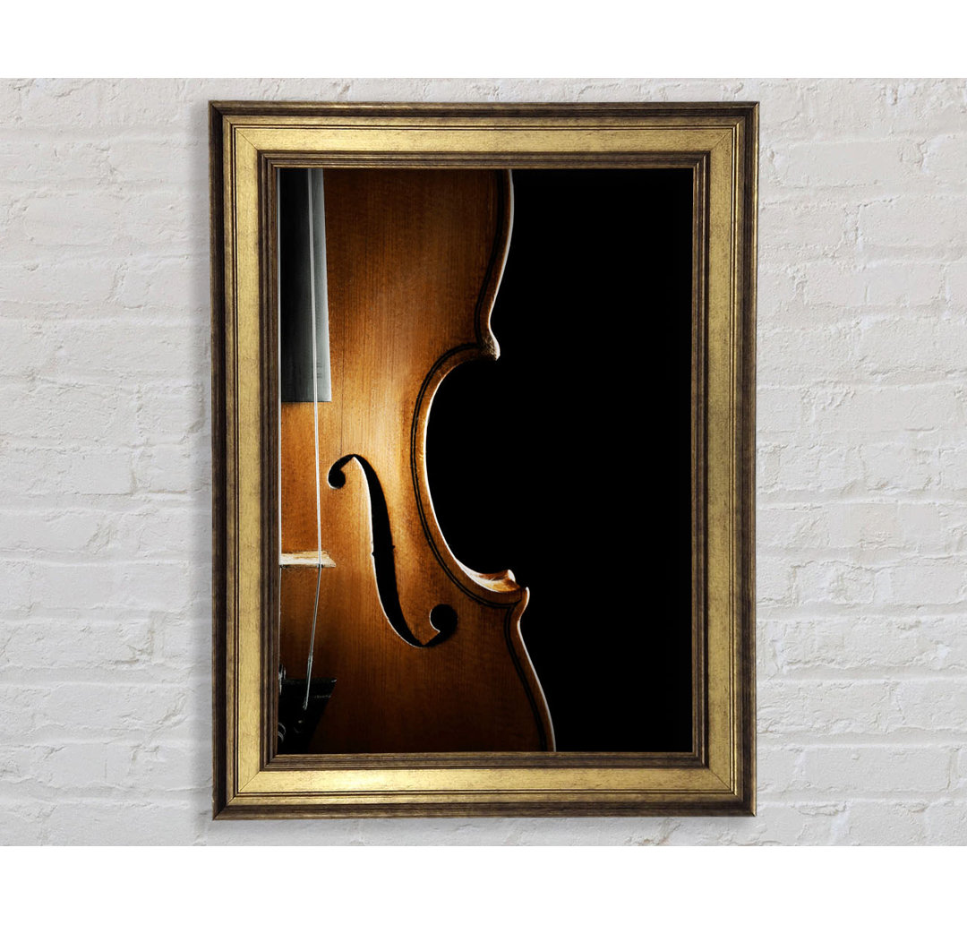 Double Bass Beauty - Einzelne Bilderrahmen Kunstdrucke