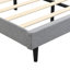 Base de lit plateforme avec tête de lit capitonnée, ports de chargement USB, poches de rangement-122511092-122511093