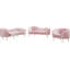 Causeuse courbée en velours 67 po Shurtz-273919138