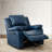 Charlotte Navy Blue Leather Gel Recliner-1471808850-1471808851