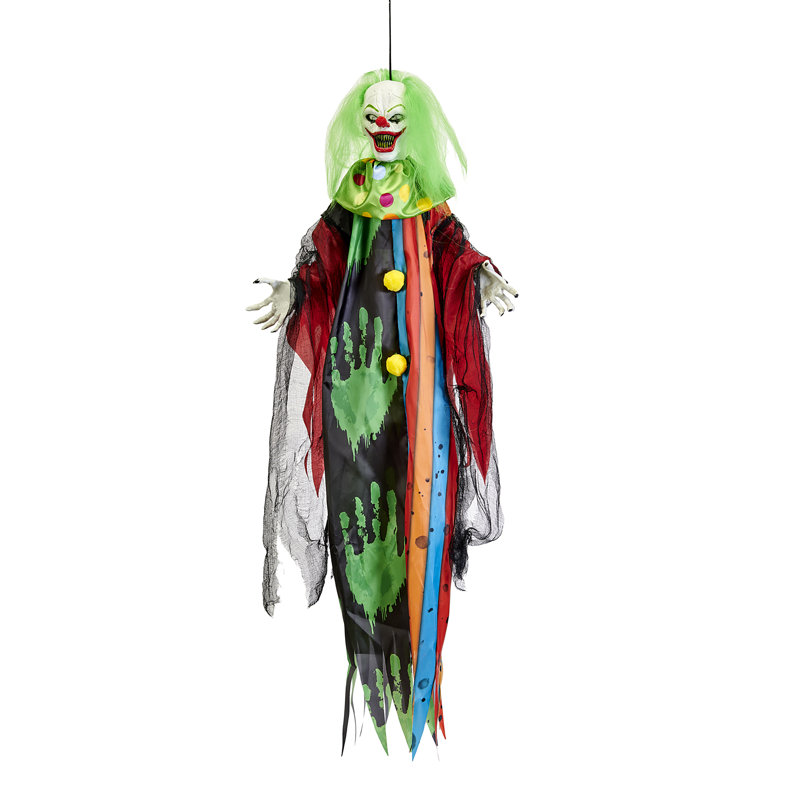 Clown animé 46 "d'Halloween suspendu