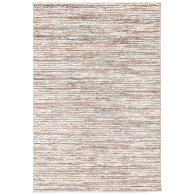 Abstract Brown Area Rug