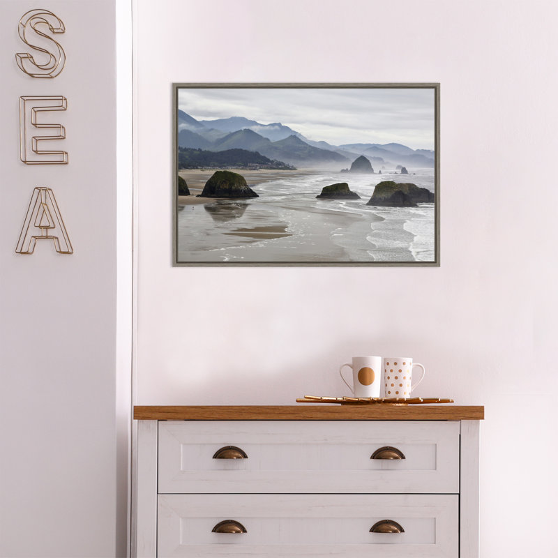 Reproduction de photo sur toile, "Cannon Beach Fog lève-vous sur le littoral" par Jaynes Gallery Danita delimont