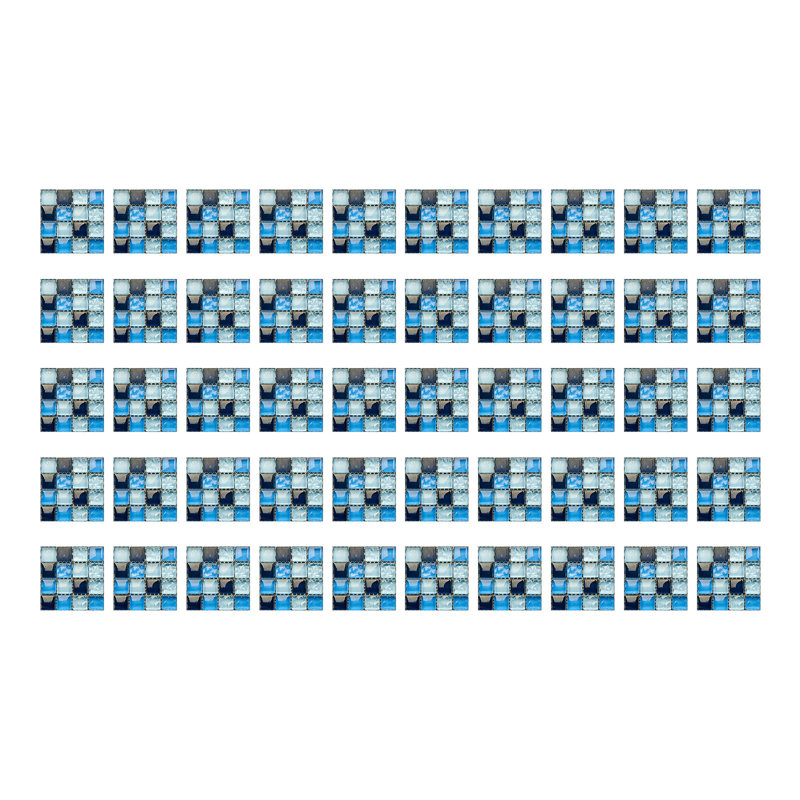 Autocollants muraux auto-adhésifs à carreaux de cristal