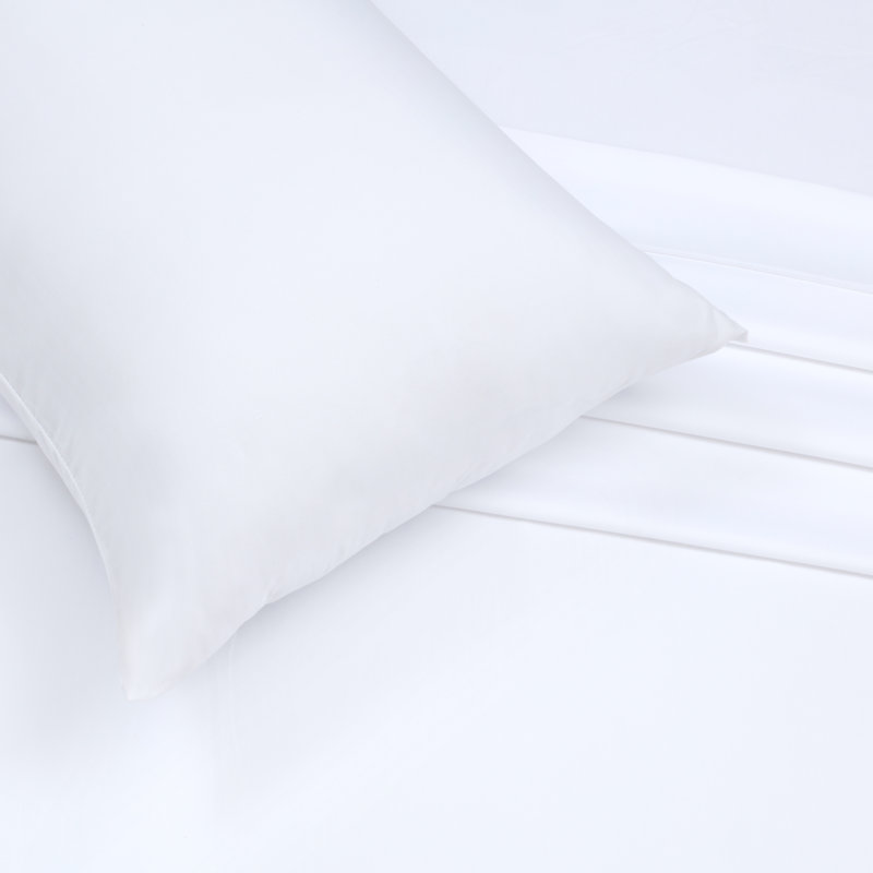 King Size White Brushed Microfiber Deep Pocket Sheet Set