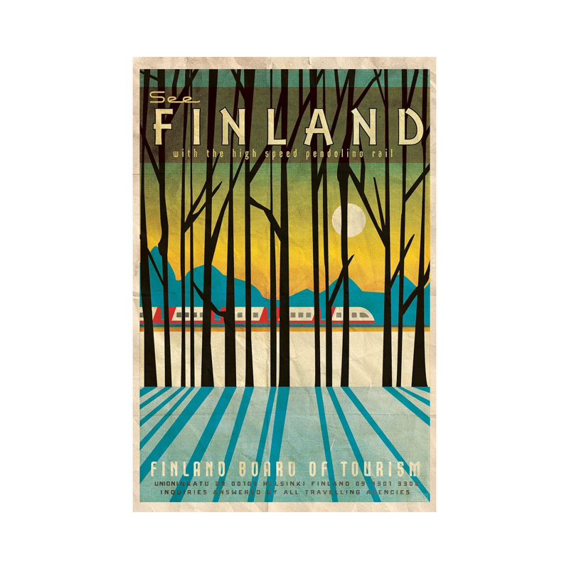 Finland-Pendolino by Missy Ames - Wrapped Canvas Print