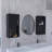 2-Pc Wall-Mounted Bathroom Medicine Cabinet With Open And Closed Storage-1960308762