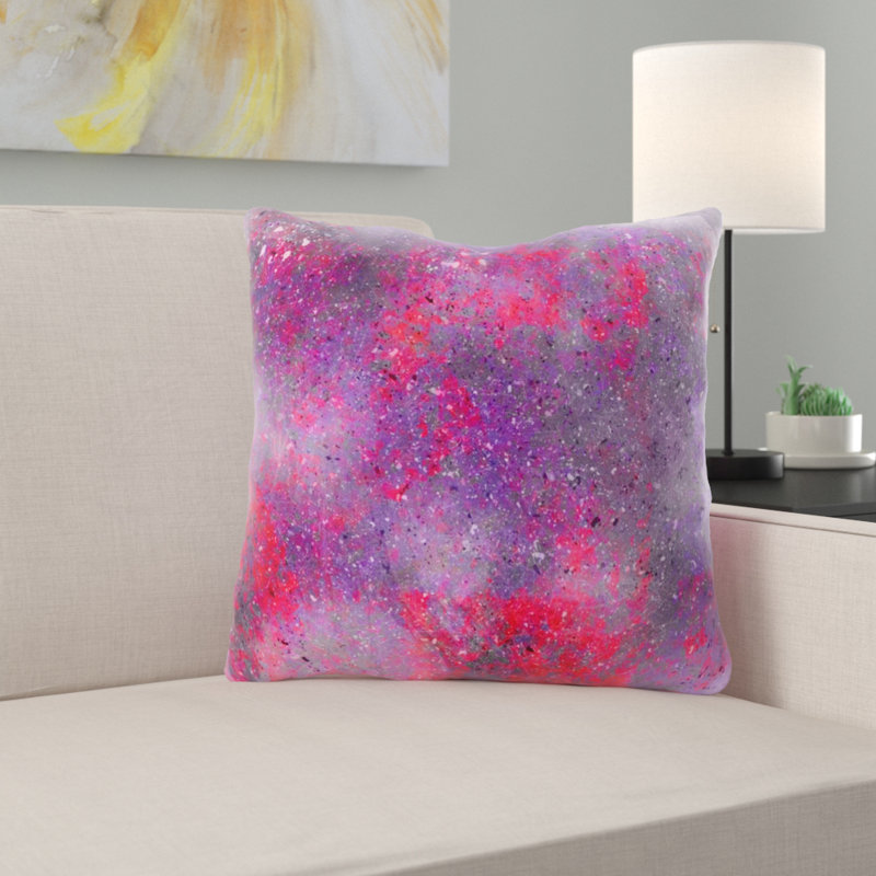 Fleta Throw Pillow, Microsuede, Indoor