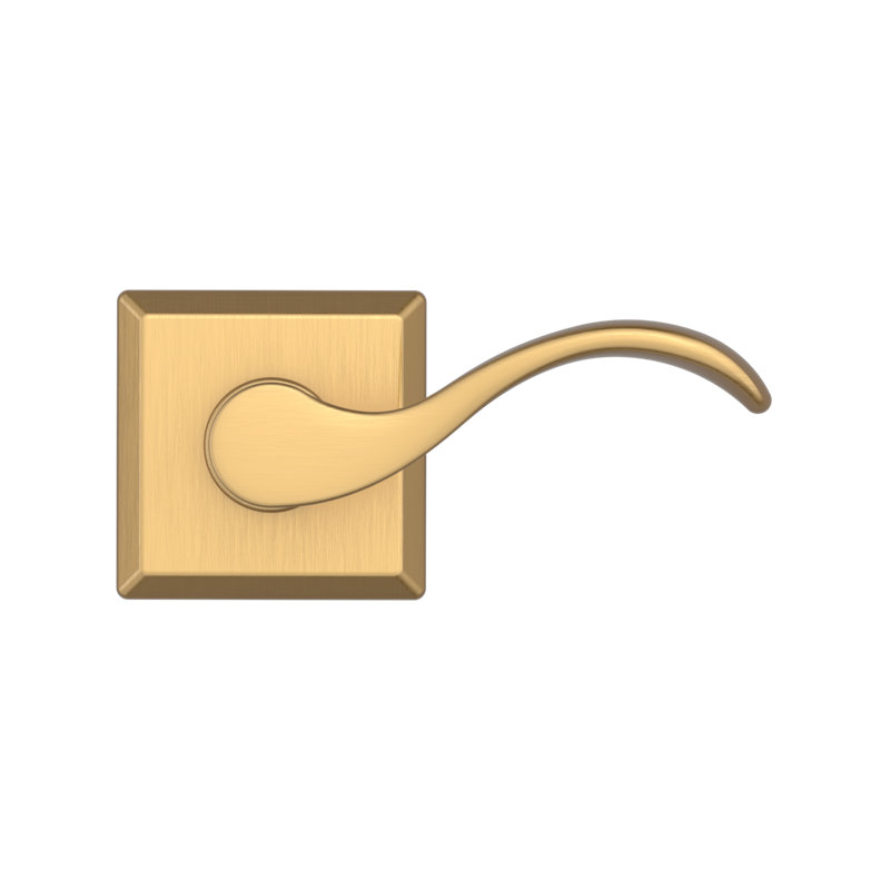 Lifetime (PVD) Satin Brass Door Lever