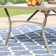 63" Patio Dining Set with Extra Large Rectangular Dining Table and 6 Stackable Armrest Chairs