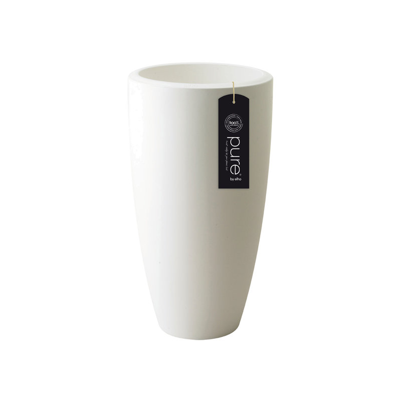 Pot Planter, White, 53.2cm H x 29.5cm W x 29.5cm D