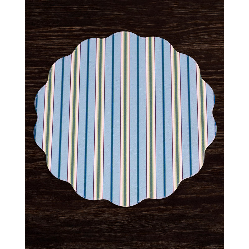 Napperon Vida Bluebonnet & Stripes