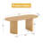 Fohoren Oval Dining Table Double Pedestal Kitchen Table-762420718-781556140