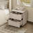 Modern Fluted 2-Drawer Nightstand-1112176590