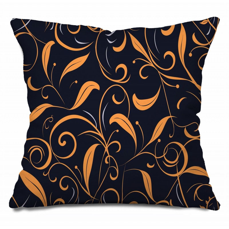  Coussin Floral, H 14 po x l 14 po