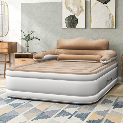 Ivy Bronx 18" Air Mattress With Headboard