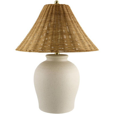Chemise 22" Ceramic Table Lamp