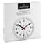 Horloge murale analogique à balayage continu 10 pouces