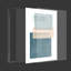 Abstrait moderne - ensemble de 3 reproductions de photos sur toile-609159560-609159567
