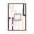 Classic Brown Wood Floater Framed