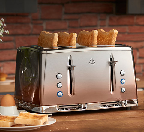 Russell Hobbs Eclipse 4 Slice Toaster, Copper