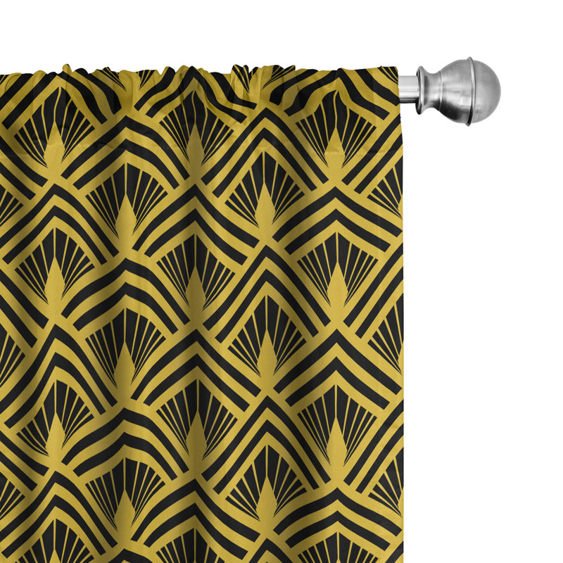 Semi-Sheer Rod Pocket Curtain Panels, 28" x 95"
