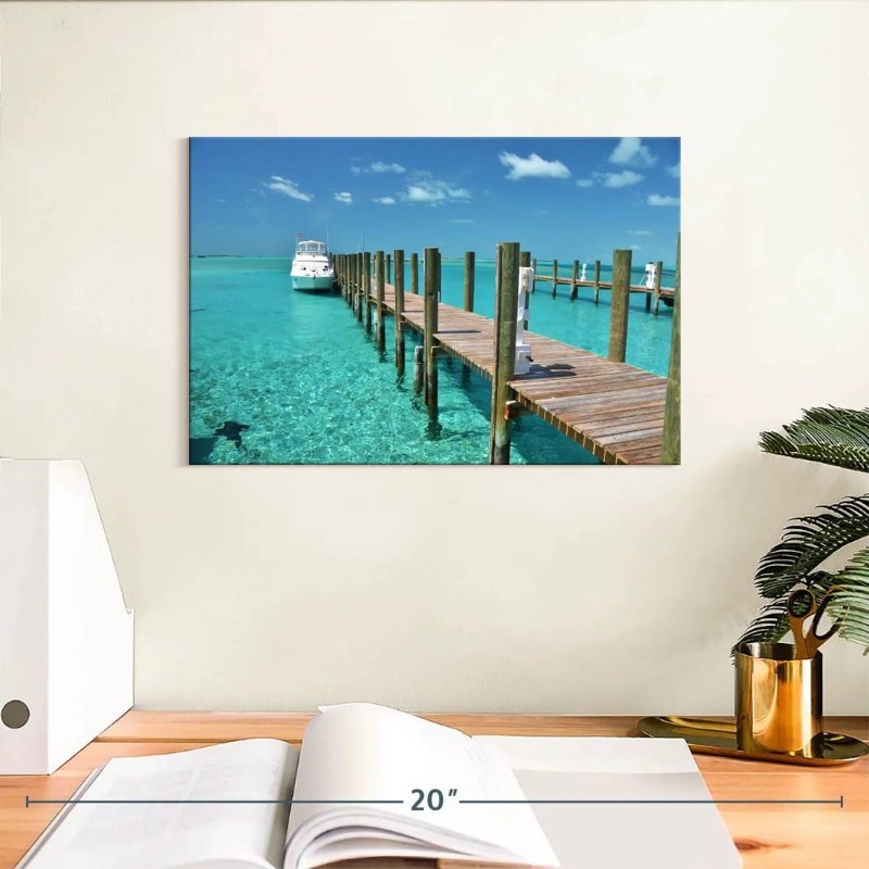 Staniel cay yacht dock Aletra, H 8 po x l 12 po