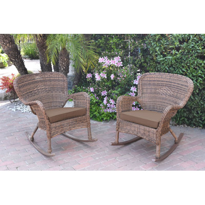 Batchelder Wicker Rocking Chair