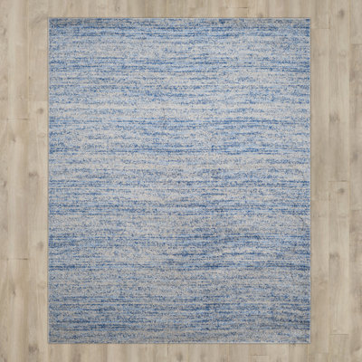 Riebe Abstract Gray Area Rug