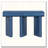 47.6" Modern Painted Entryway Table with 2 Curved Drawers-298685309