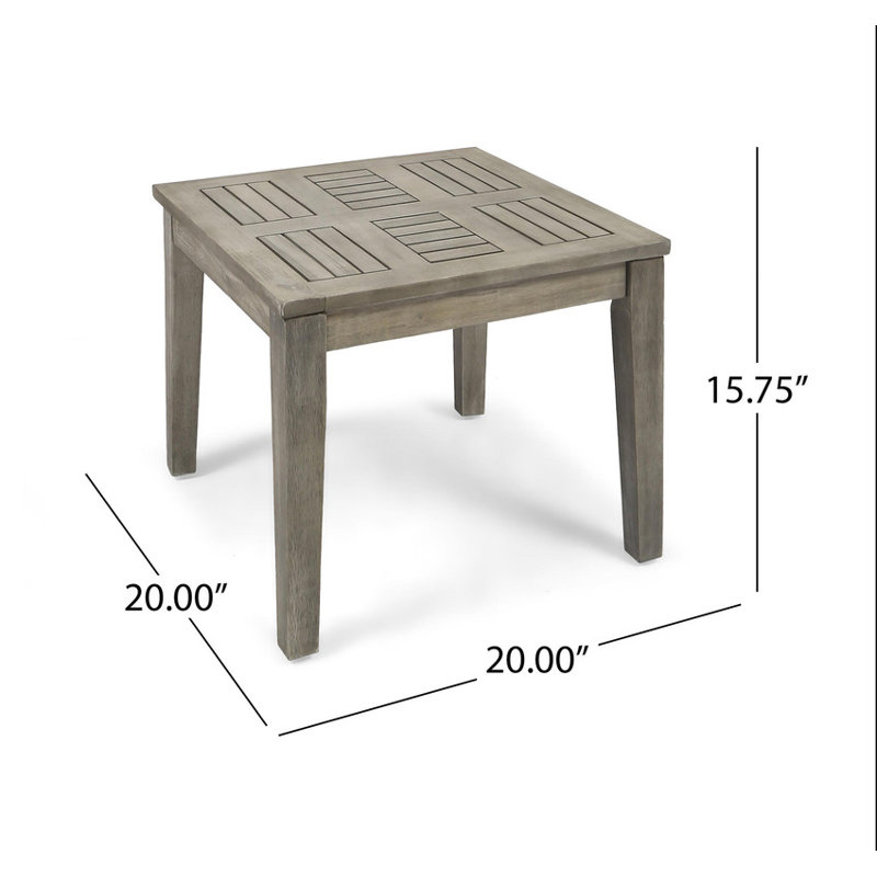 HAMPTON WOOD SIDE TABLE