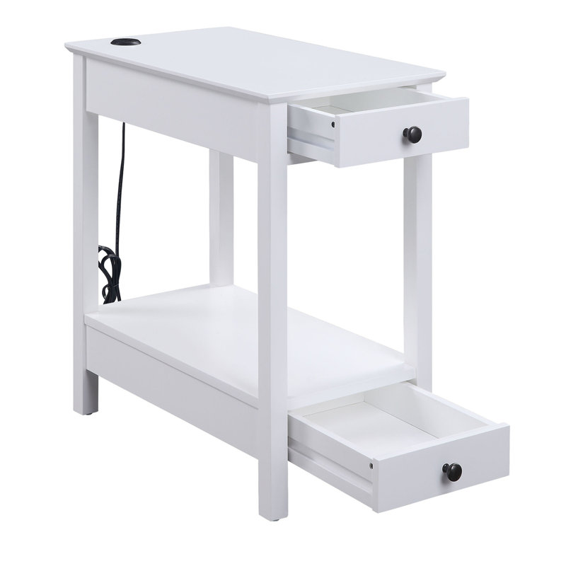 Storage Accent Table with USB